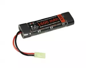 GFC Energy 9.6V 1600 mAh pack NiMH-akku, mini-liitin