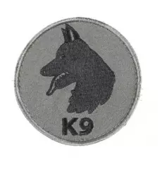 Snigel Dog patch -12 K9 koiramerkki, velcro - ranger green