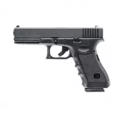 Umarex Glock 17 Gen 3 GBB pistooli, metalliluistilla - musta