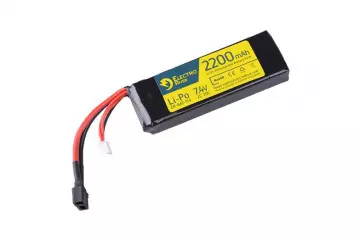Electro River 7.4V 2200mAh 20/40C LiPo - Pack - Deans/T-Connect