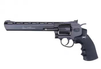 ASG 8" Dan Wesson CO2 revolveri, metallinen - musta