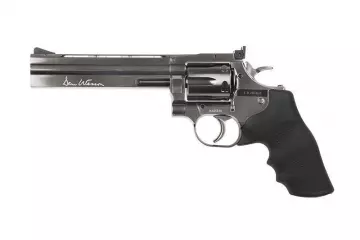 ASG 6" Dan Wesson 715 CO2 revolveri, metallinen - kromi