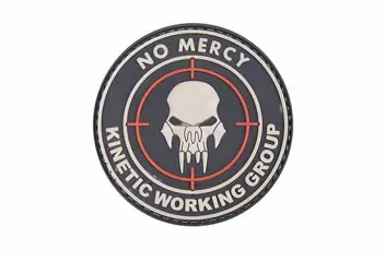 GFC Tactical No Mercy - Kinetic Working Group moraalimerkki - musta
