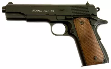 Well M1911A1 airsoft jousipistooli, metallinen