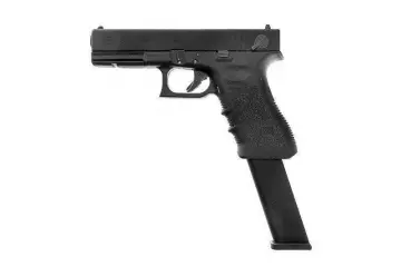 Umarex Glock 18C Gen3 GBB pistooli, metalliluistilla - musta