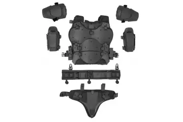 Ultimate Tactical Body Armor supersankaripuku - musta