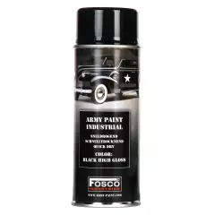 Fosco camo spray-maali 400ml, Black high gloss