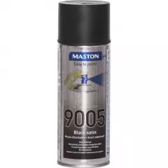 Maston Camouflage matta spraymaali 400ml - Musta RAL9005