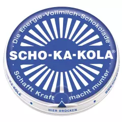 Scho-Ka-Kola energiasuklaa, 100g - vaalea maitosuklaa