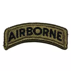 US Army hihamerkki velkrolla, Airborne - subdued