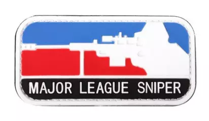 101 Inc  "Major league sniper" -merkki 3D, velkro - värillinen