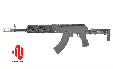 Cyma CM113 AK-47/AKM Tactical sähköase, Eshooter ETU - musta