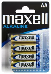 Maxell Alkaline AA paristo 1,5V, 4 kpl paketti