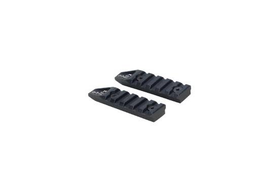 Ares Octarms KeyMod 76 mm picatinny-kisko, 2 kpl - musta
