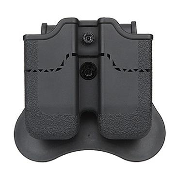 Amomax AM-MP tuplalipaskotelo (USP/PX4), paddle - musta