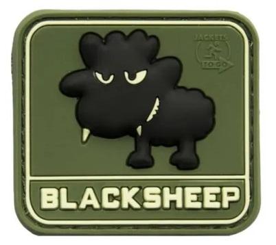 JTG Little Black Sheep 3D velcromerkki - Forest