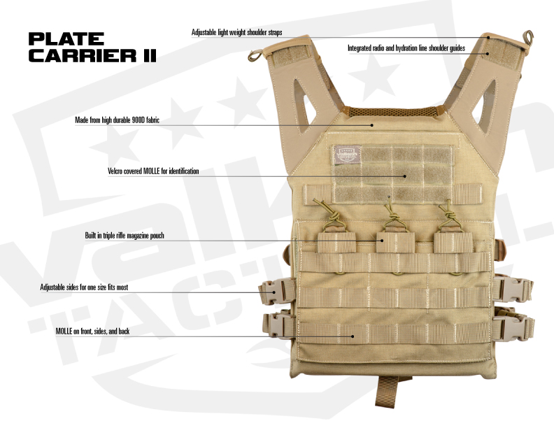 Valken Tactical JPC Plate Carrier II Molle Vest, oliivinvihreä