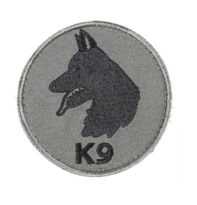 Snigel Dog patch 12 K9 koiramerkki, velcro ranger green MilGear