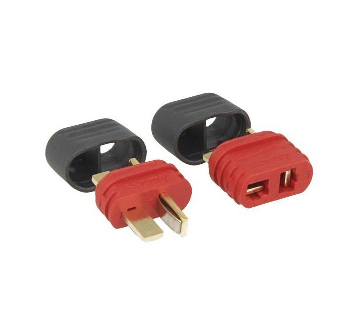 Amass Deans-liitinpari (T connector) suojilla