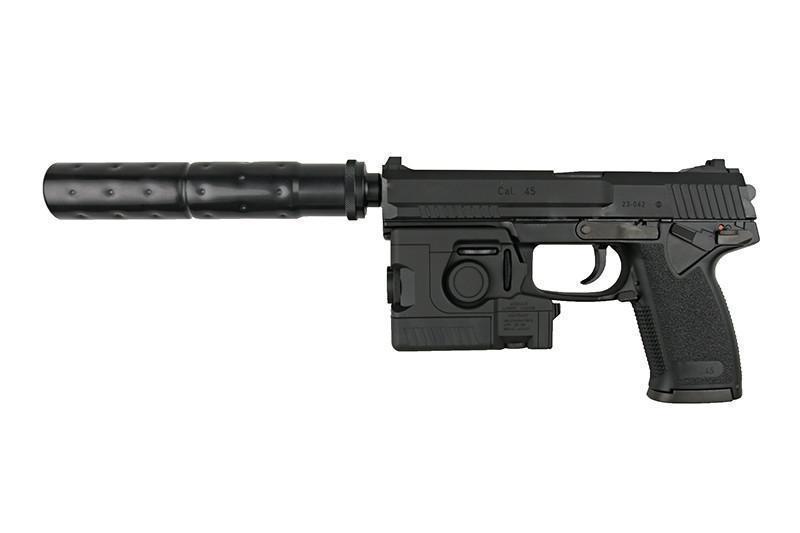 Tokyo Marui Mk23 SOCOM NBB kaasupistooli, Full Set