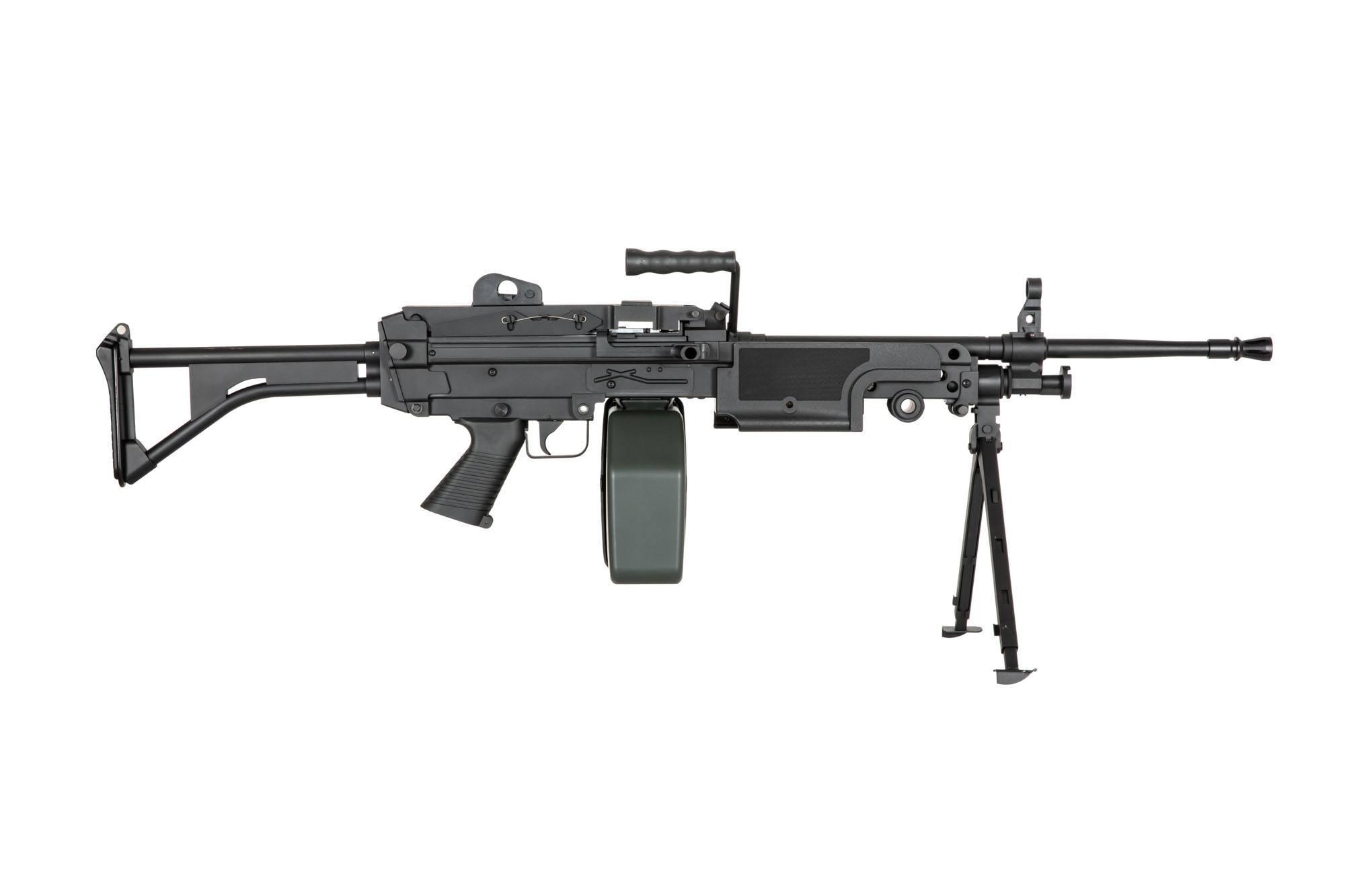 Specna Arms M249 SA-249 MK1 CORE AEG konekivääri - musta - MilGear