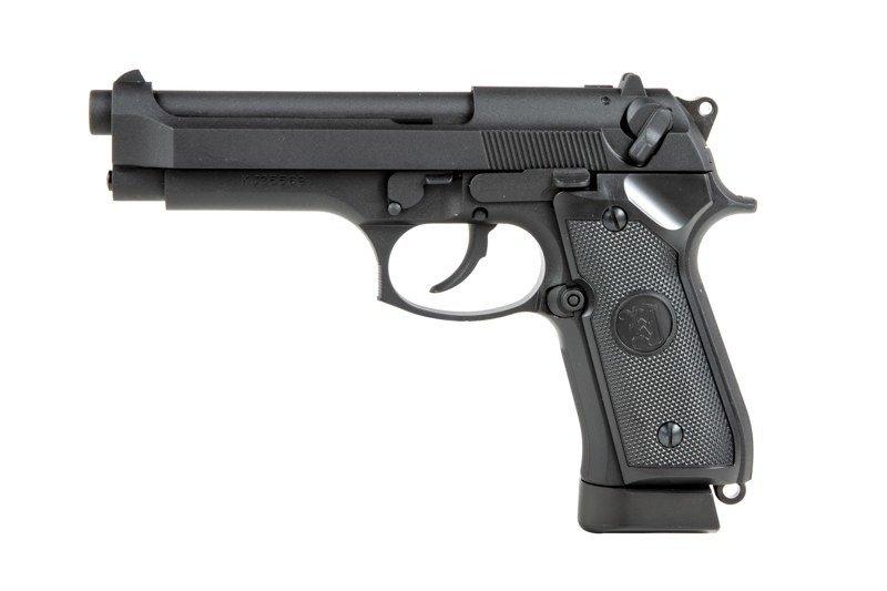 KJ Works M9 BlowBack CO2 pistooli, täysmetallinen - musta
