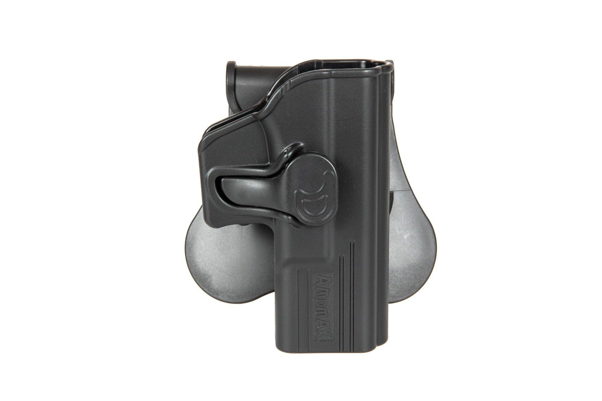 Amomax Glock 19/23/32 / ICS BLE-XAE pistoolikotelo, paddle - musta