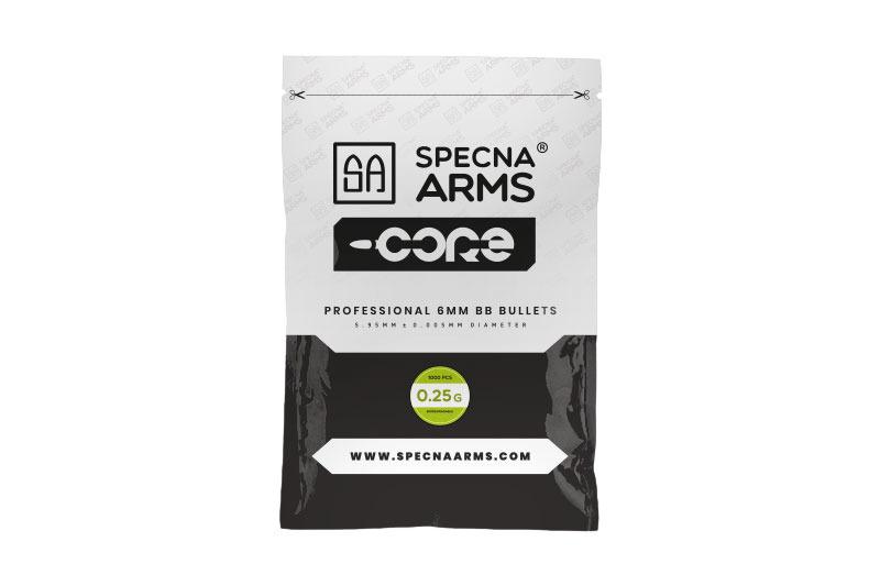Specna Arms CORE 0.25g biokuulat, valkoinen - 1000