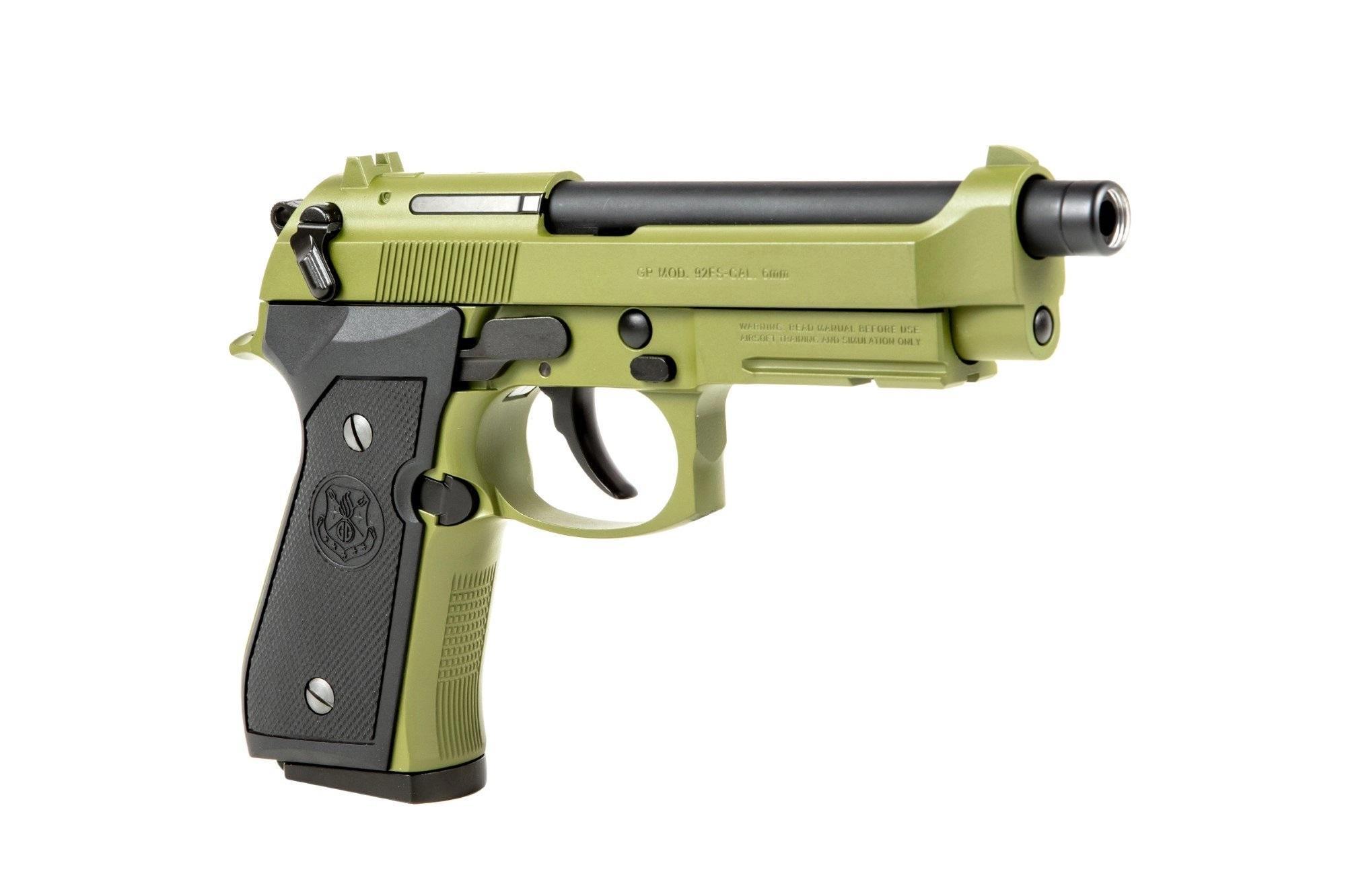 G&G GPM92 Gas Blow Back pistooli - hunter green