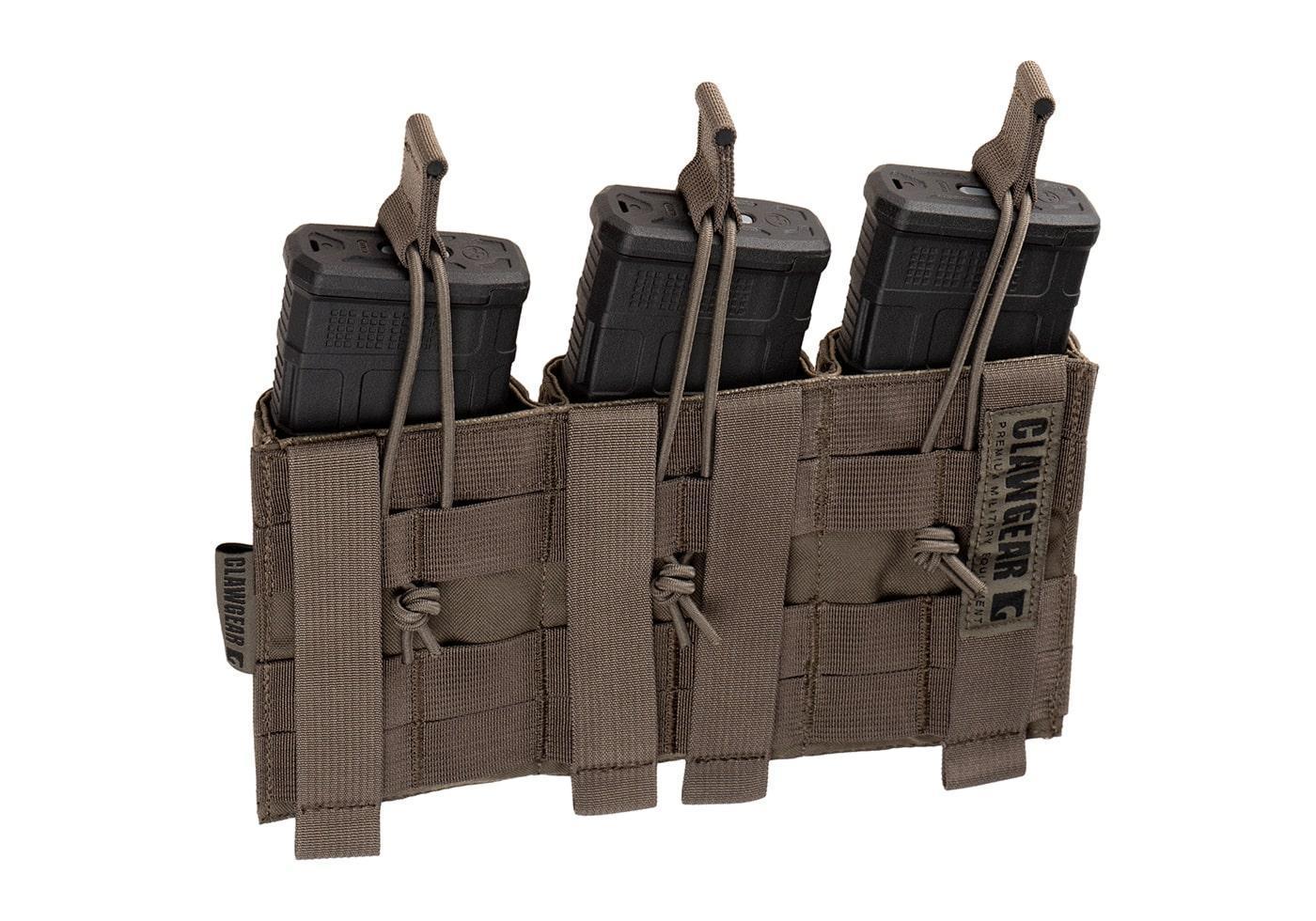 Clawgear Core 5.56mm Open Triple lipastasku - RAL7013 / RG