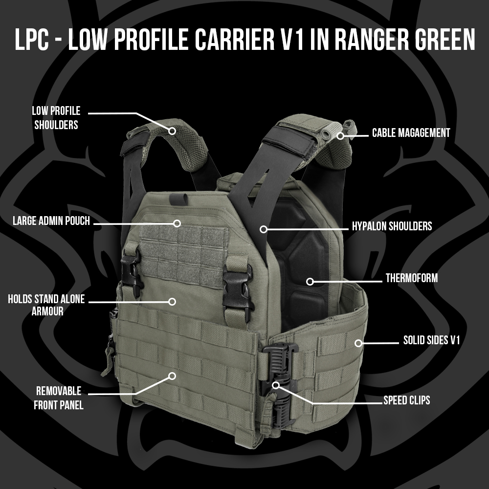 Warrior Assault Systems Low Profile Carrier V1 - Ranger Green