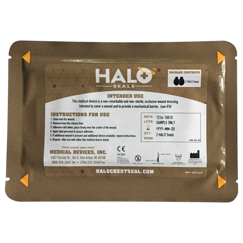 HALO chest seal IFAK Two Pack