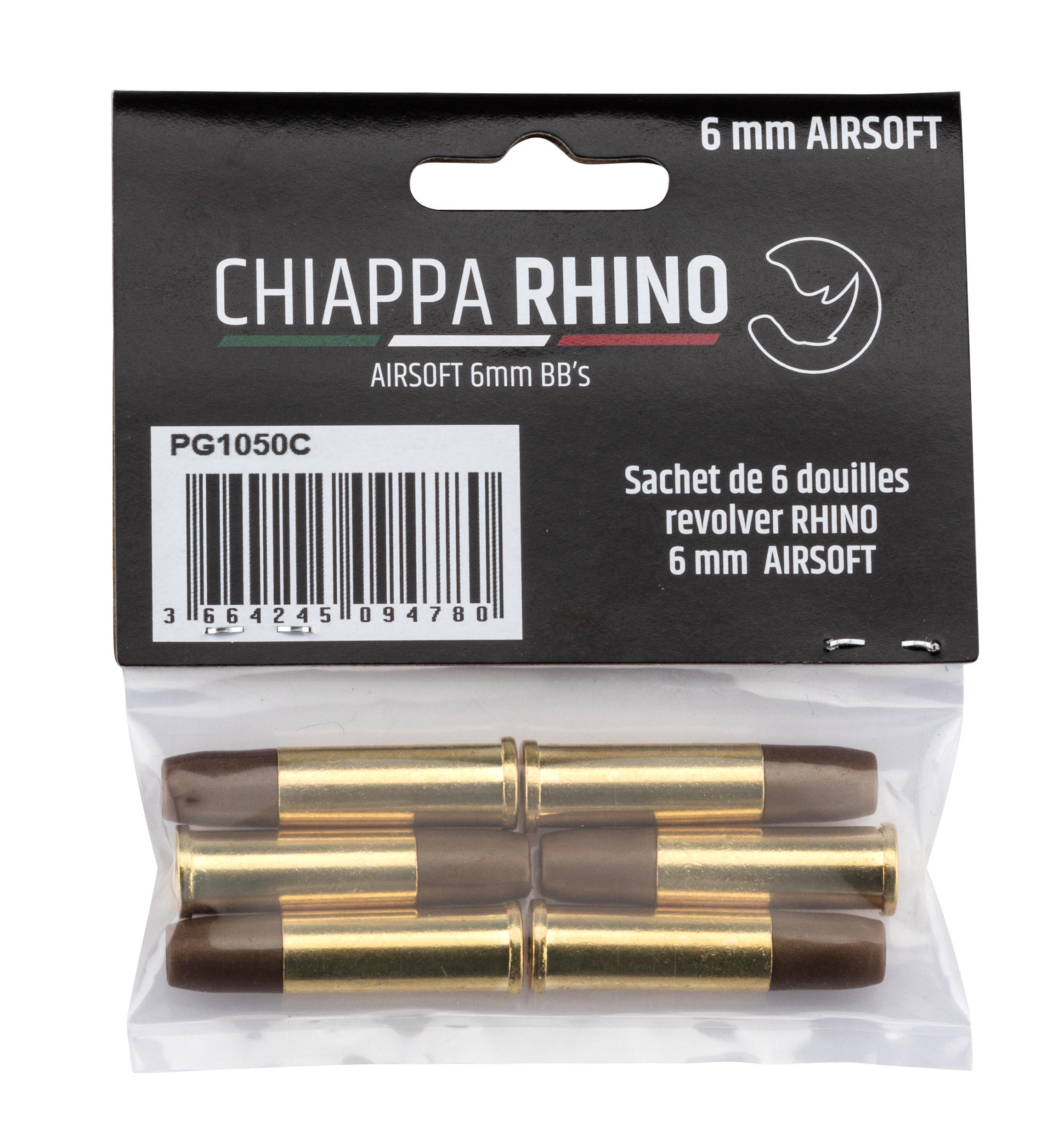 BO Manufacture Chiappa Rhino revolverin hylsyt - 6 kpl