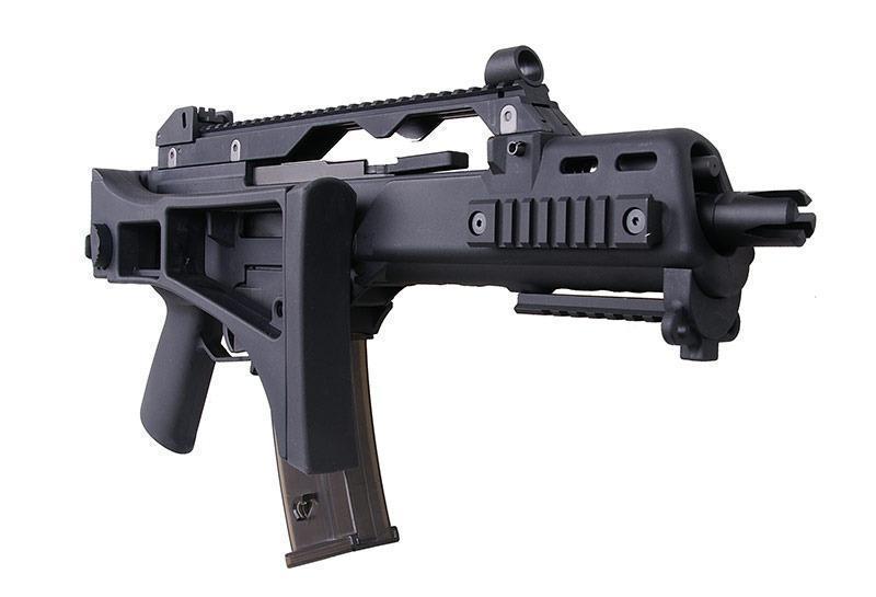WE G36C (G39C) GBBR blowback rynnäkkökivääri - musta