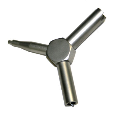 Element venttiiliavain (valve key), metallinen