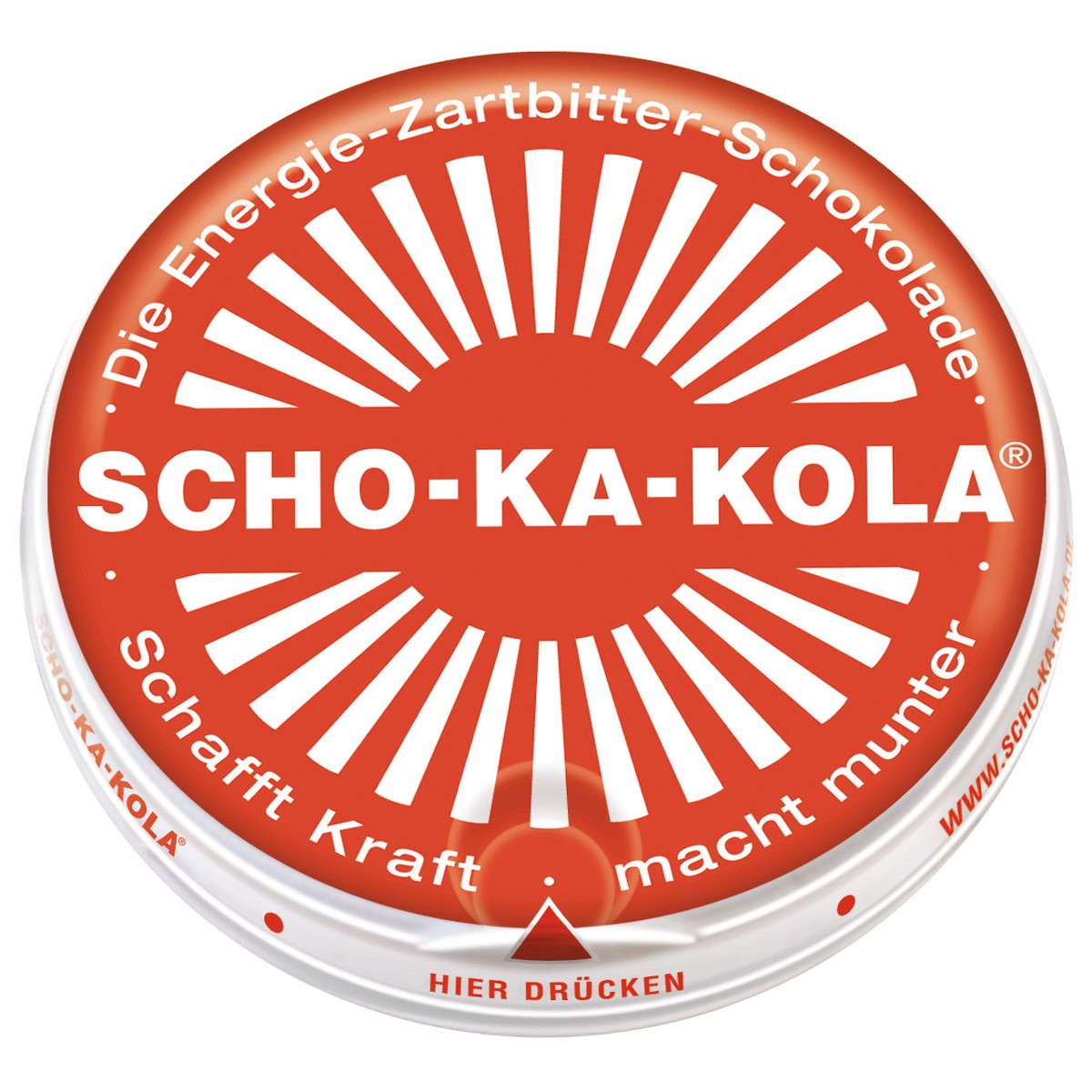Scho-Ka-Kola energiasuklaa, 100g - tumma original