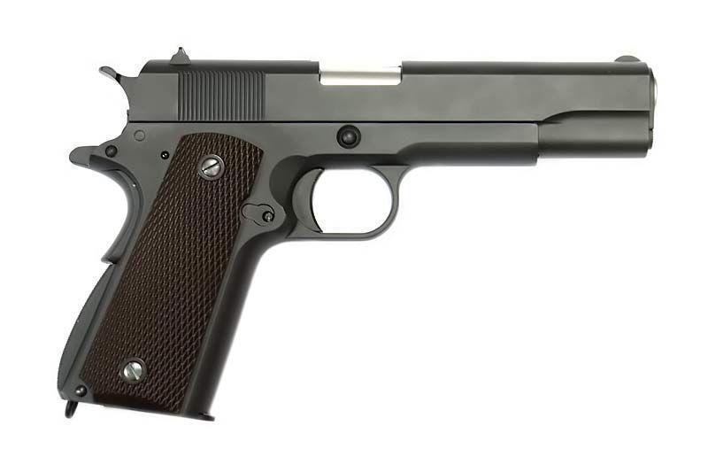 WE M1911A1 blow back kaasupistooli, metallinen