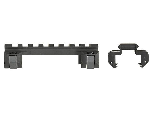 Cyma MP5/G3/SG1 tähtäinjalka, matala - musta