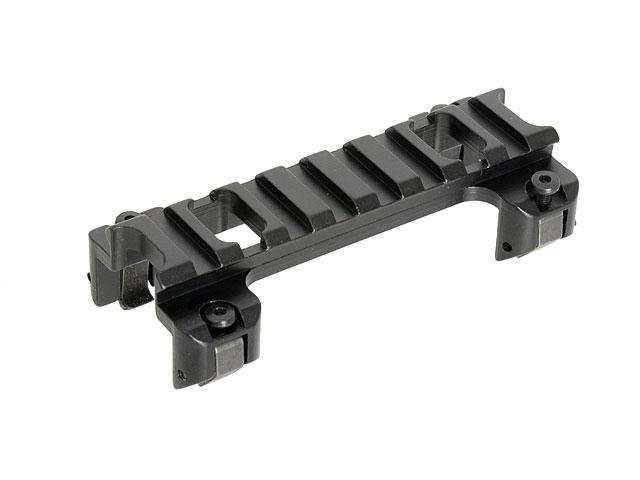 Cyma MP5/G3/SG1 tähtäinjalka, matala - musta