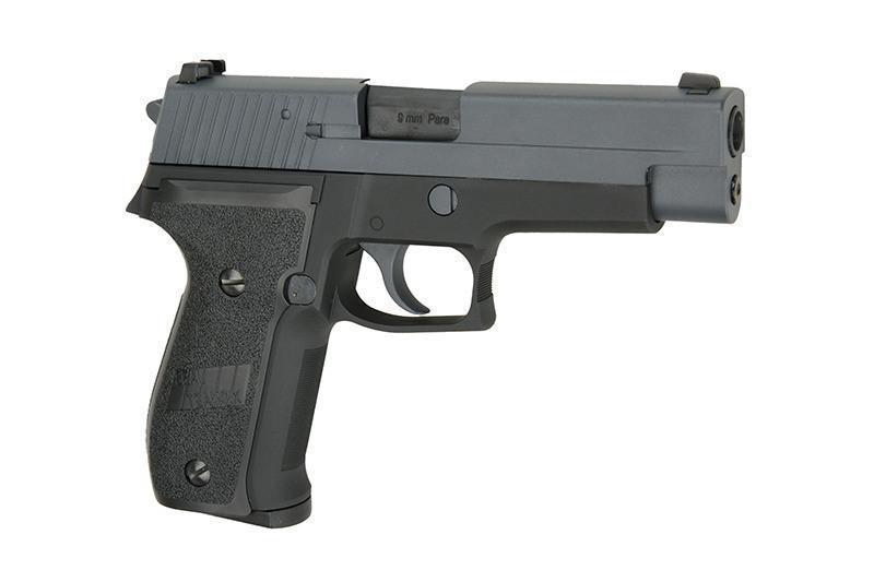 WE P226 GBB kaasupistooli, metallinen - musta