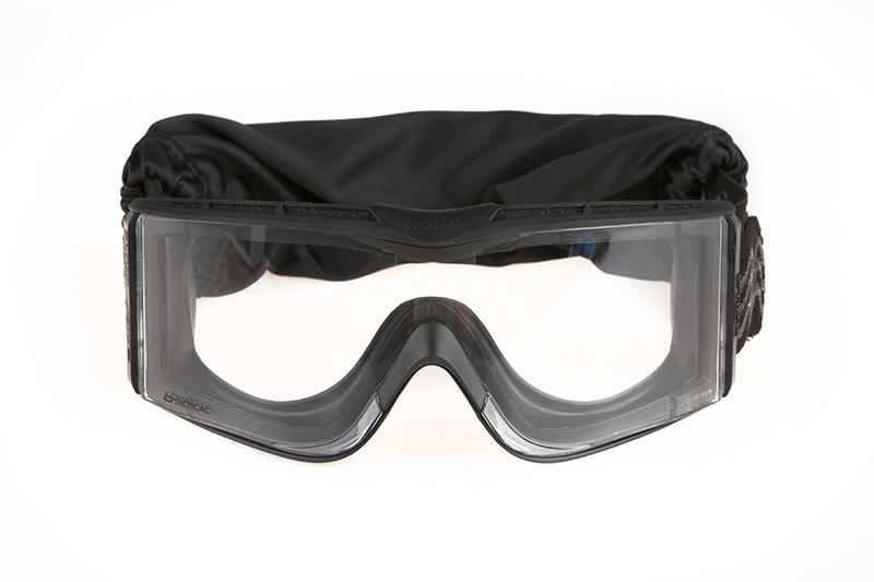 Bolle X810 Tactical ballistiset suojalasit, musta - kirkas linssi