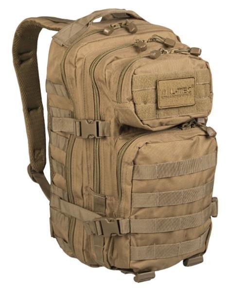 Mil-Tec US Assault Pack Small reppu, 20 L - kojootinruskea
