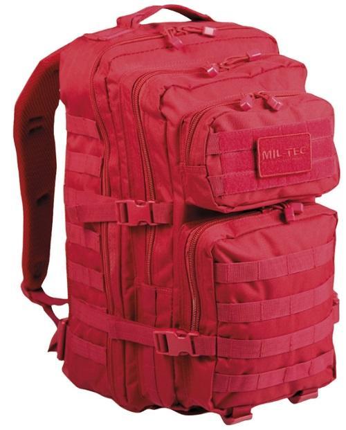 Mil-Tec US Assault Pack Large reppu, 40 L - signaalinpunainen
