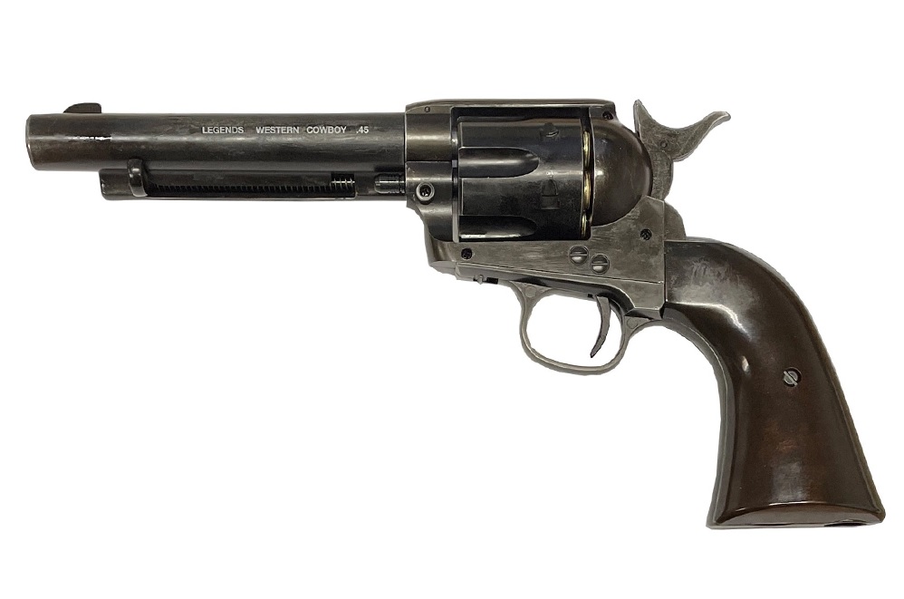Legends Western Cowboy revolveri 6mm, metallinen, CO2 - musta (weathered)