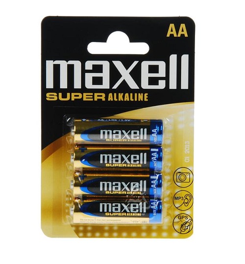 Maxell Super Alkaline AA paristo 1,5V, 4 kpl paketti