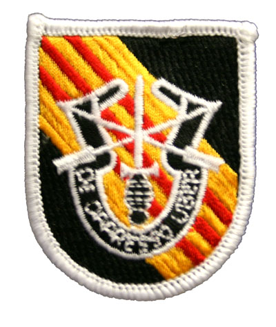 US Army barettimerkki, Special Forces, merkillä