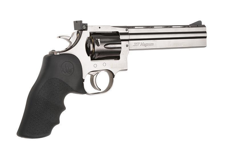 ASG 6" Dan Wesson 715 CO2 revolveri, metallinen - kromi