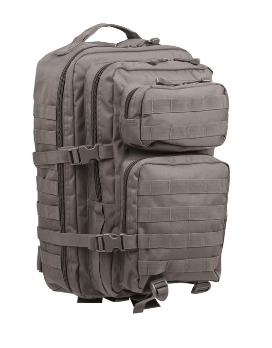 Mil-Tec US Assault Pack Large reppu, 40 L - urban harmaa